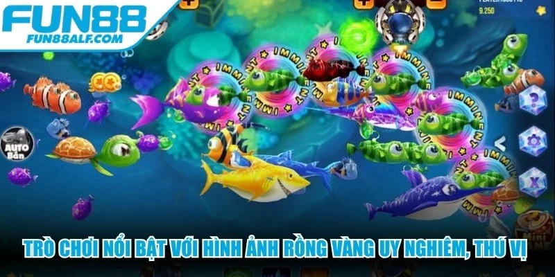 Trò chơi nổi bật với hình ảnh Rồng Vàng uy nghiêm, thú vị nhất
