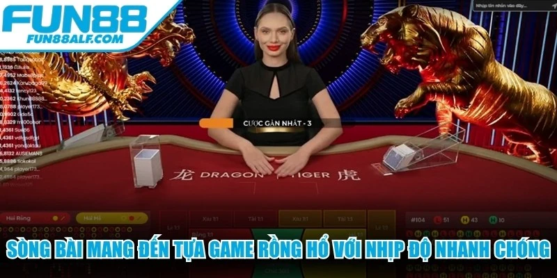 Sòng bài mang đến tựa game Rồng Hổ với nhịp độ nhanh chóng
