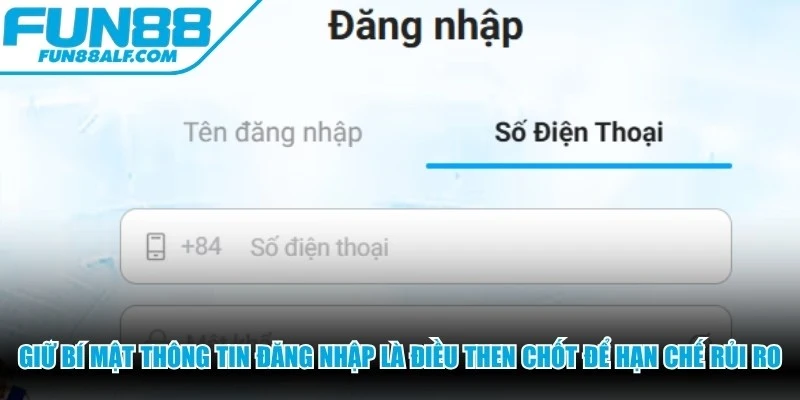 Giữ bí mật thông tin đăng nhập là điều then chốt để hạn chế rủi ro